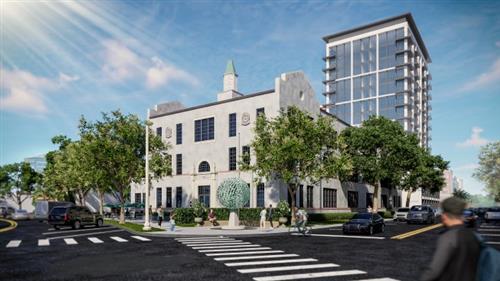 Rendering of teh tomlinson property development
